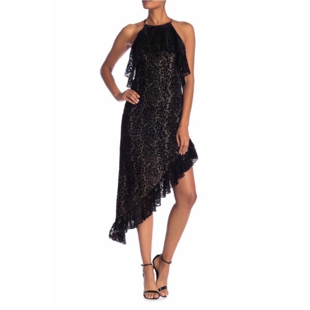 NWOT Alice + Olivia velvet burn out dress